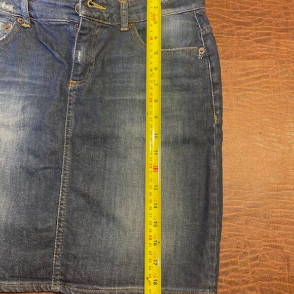 Zara Woman Jean Skirt Size 6 - Picture 3 of 5